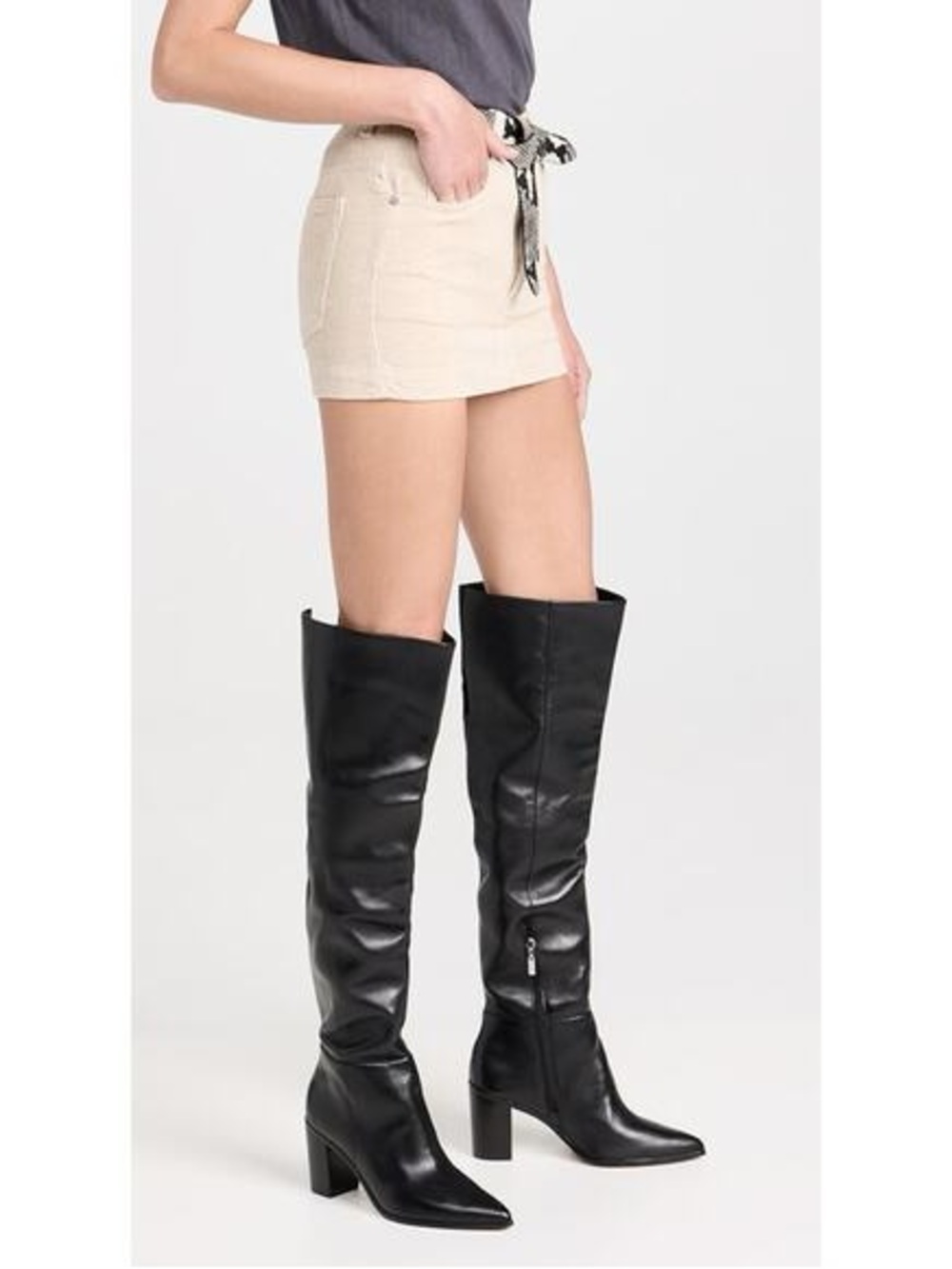 Schutz mikki block heel otk boot
